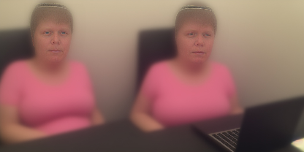 Ava Leandra Kleber - Kunst - Die Frau links gab es kostenlos im Internet - MAK - Museum für angewandte Kunst Frankfurt